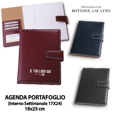 0243 (AGENDA PORTAFOGLIO SETTIMANALE) personalizzata