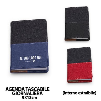 0380 (AGENDA TASCABILE GIORNALIERA) personalizzata