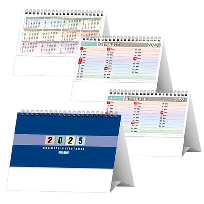 H/17 (CALENDARIO DA TAVOLO MULTICOLOR) Neutro