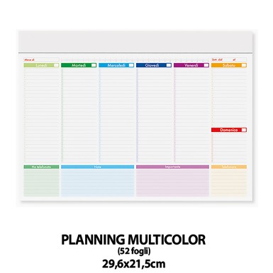 PA806 (MINI PLANNING MULTICOLOR) neutro