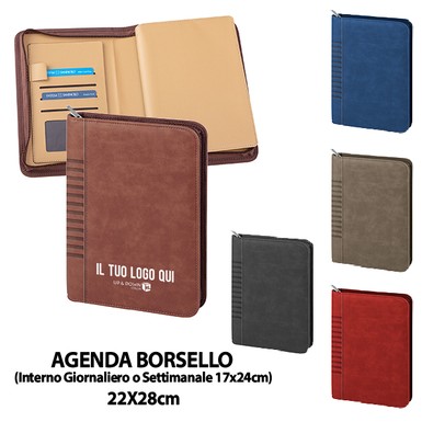 PB026-SET (AGENDA PORTAFOGLIO SETTIMANALE) personalizzata