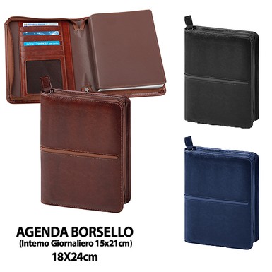 PB061-SDA (AGENDA BORSELLO GIORNALIERA) neutra