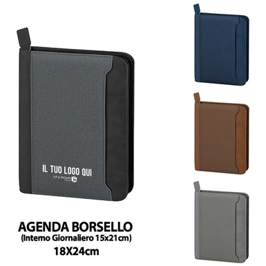 PB067-SDA (AGENDA BORSELLO GIORNALIERA) personalizzata