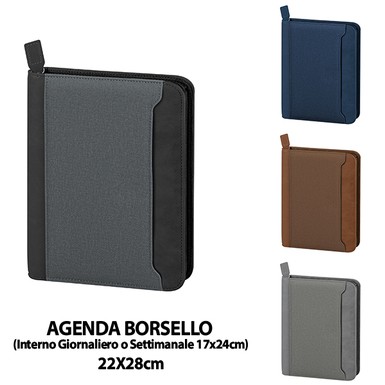 PB069-SDA (AGENDA BORSELLO GIORNALIERA) neutra