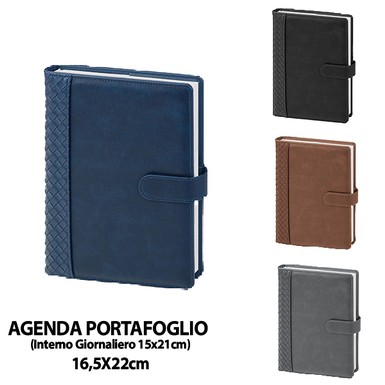 PB115-SDA (AGENDA PORTAFOGLIO GIORNALIERA) neutra