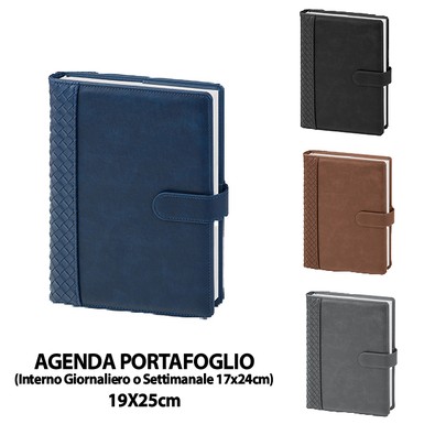 PB120-SDA (AGENDA PORTAFOGLIO GIORNALIERA) neutra