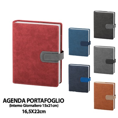 PB125-SDA (AGENDA PORTAFOGLIO GIORNALIERA) neutra