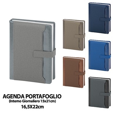 PB130-SDA (AGENDA PORTAFOGLIO GIORNALIERA) neutra