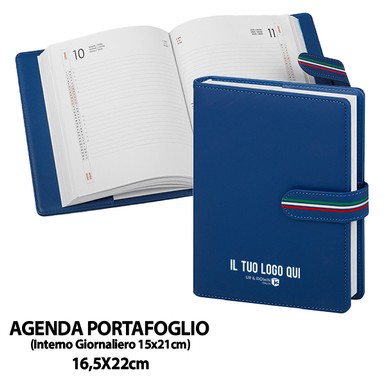 PB140-SDA (AGENDA PORTAFOGLIO GIORNALIERA) personalizzata