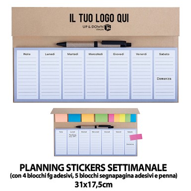 PB495 (PLANNING SETTIMANALE) personalizzato